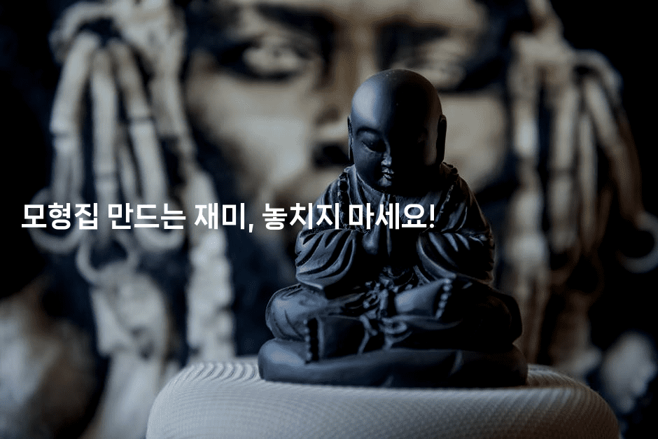 모형집 만드는 재미, 놓치지 마세요!-블래콜