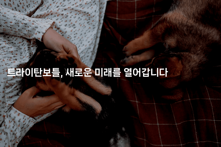 트라이탄보틀, 새로운 미래를 열어갑니다